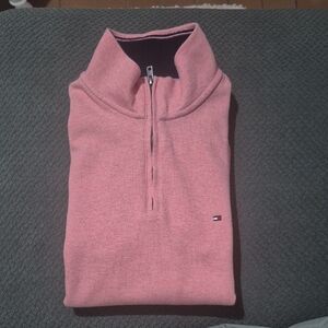 Tommy Hilfiger Men's Essential Quarter-Zip Mock Neck Sweater